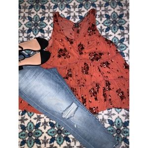 Burnt orange tank top